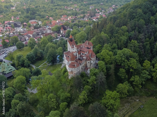 Bran Castle, Romania, Transylvania Region, Europe. Commonly known outside the country as Dracula’s Castle, it is often referred to as the home of the infamous Count Dracula. 