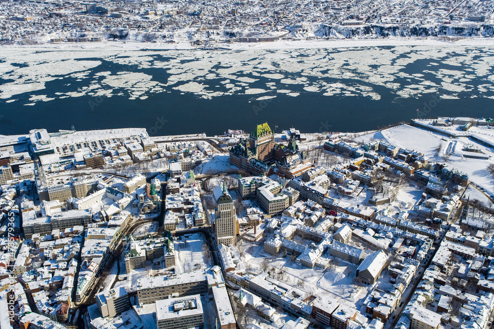Old Quebec. Quebec Winter Carnival. Quebec City Canada Old Quebec. Quebec Winter Carnival. Quebec City Canada