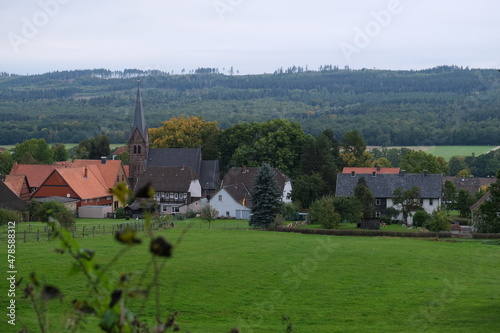 View on a small village