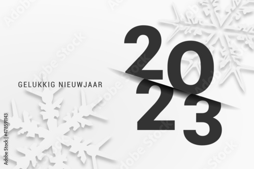 2023 - gelukkig nieuwjaar 2023