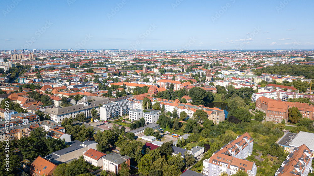 Berlin von oben fotografiert. 