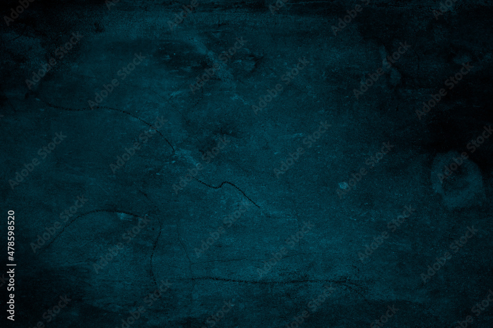 Abstract blue cement plaster wall with crack and spots for texture background Abstract blue cement plaster wall with crack and spots for texture background