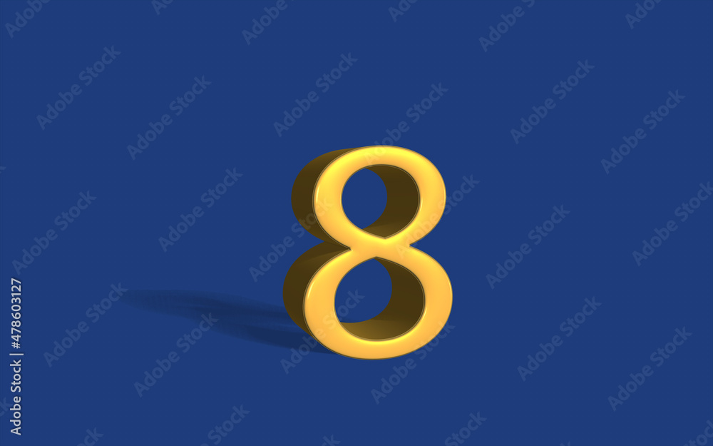 Golden Eight Text in Front Of an Up Arrow Golden Eight Text in Front Of an Up Arrow