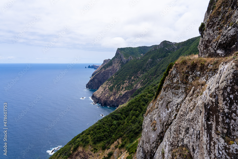 Vereda da Boca do Risco walking path in Madeira’s island north-eastern coast