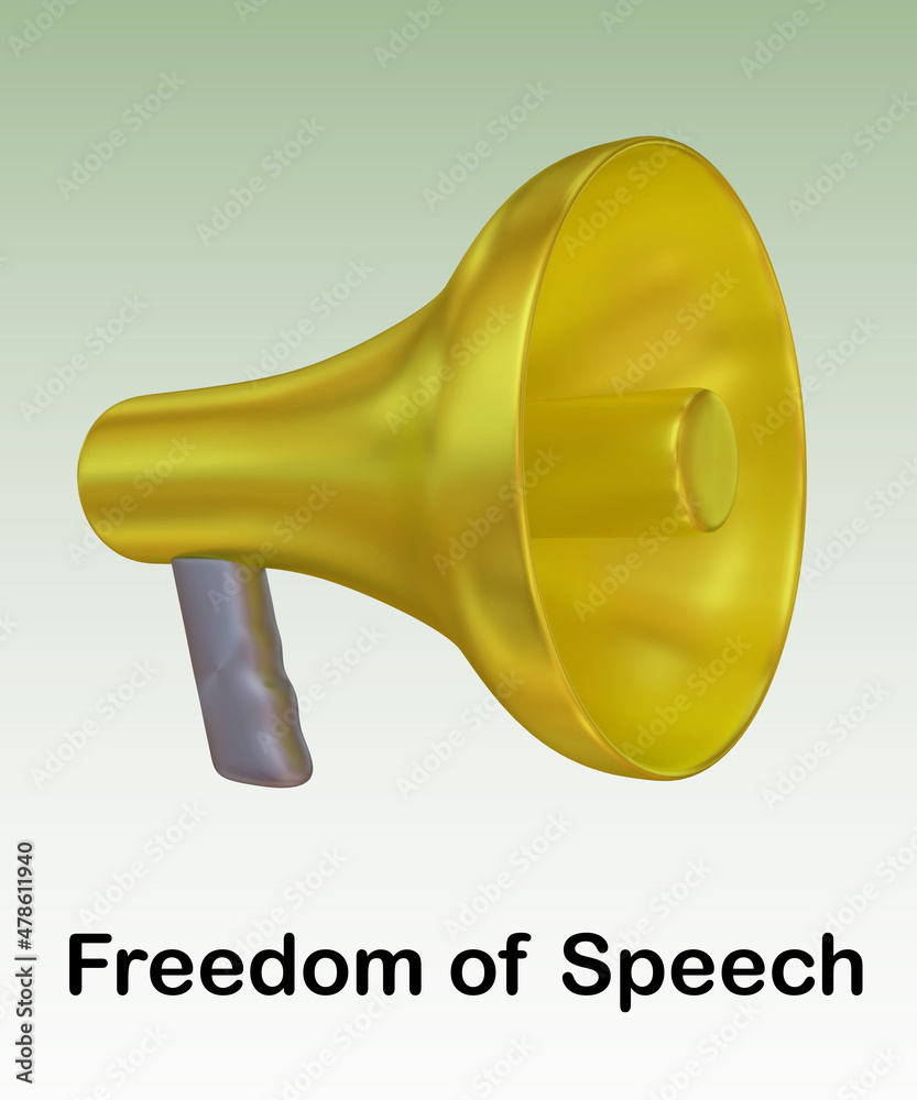 Freedom of Speech concept