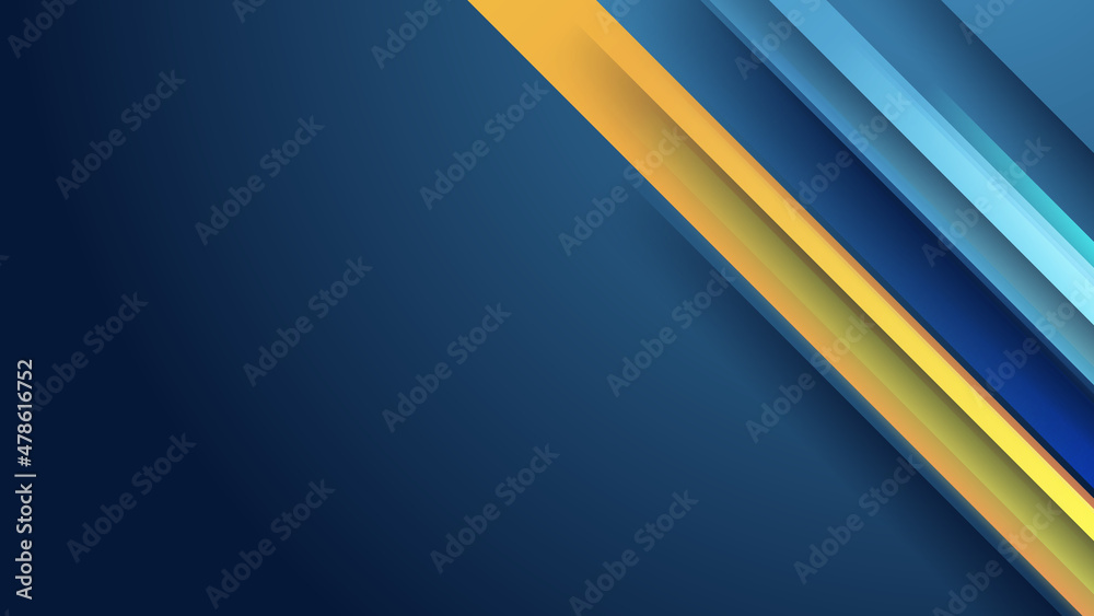 Modern blue and orange yellow abstract 3d presentation background Modern blue and orange yellow abstract 3d presentation background