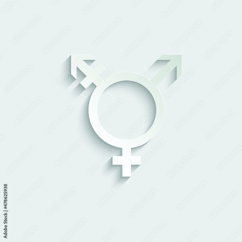 Transgender icon gender icon male and female sign Transgender icon gender icon male and female sign