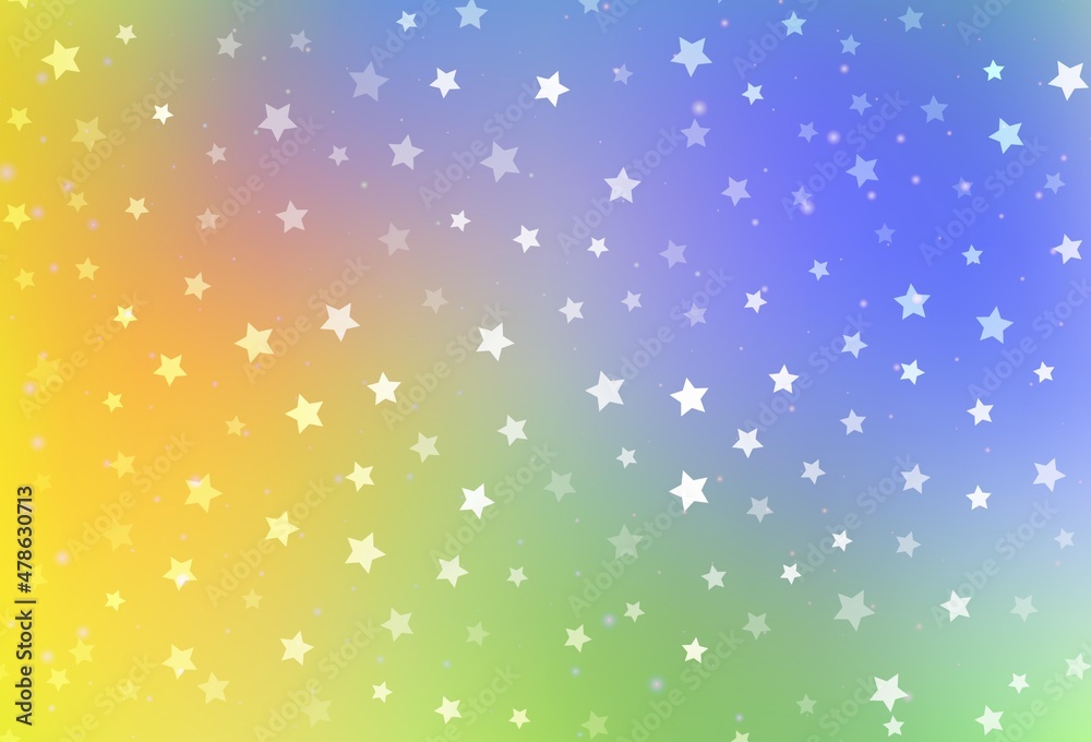 Fototapeta premium Light Multicolor vector layout in New Year style.