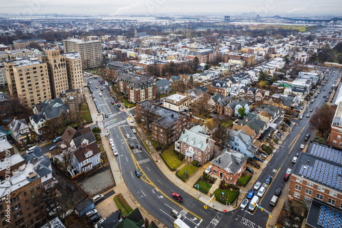 Aerial Drone of Jersey City New Jersey  © Jin