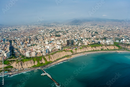 Central Downtown Commercial and Financial Districts Capital City Lima Peru