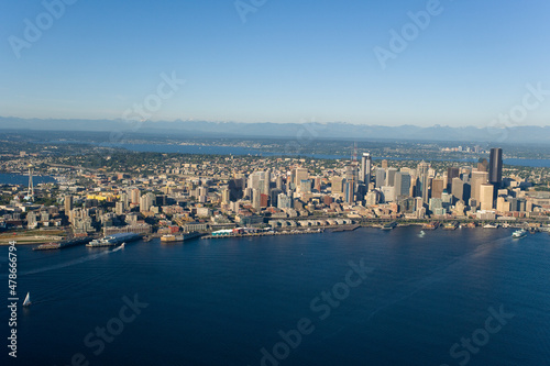 Downtown Seattle Washington USA © Overflightstock