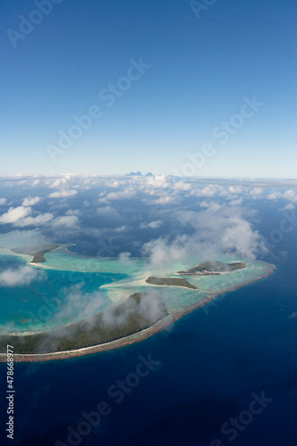 Tetiaroa Atoll Tropical Islands of French Polynesia © Overflightstock
