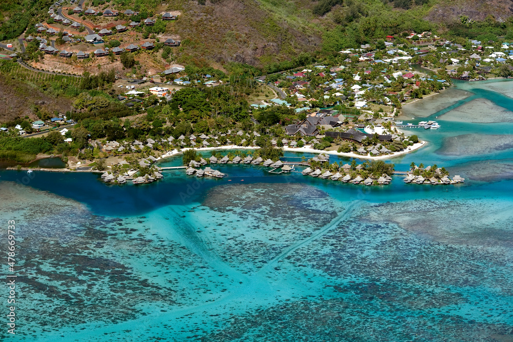 Seaside Resort on Moorea Island French Polynesia