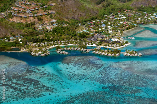 Seaside Resort on Moorea Island French Polynesia