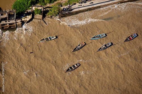 Boats at Ogle Guyana