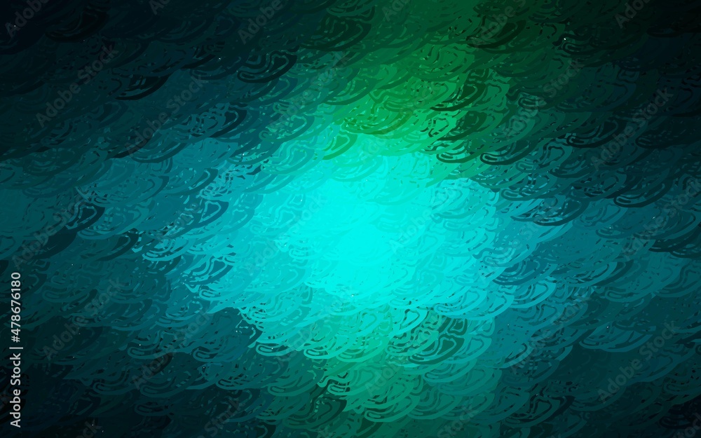 Light Blue, Green vector background with abstract polygonals. Light Blue, Green vector background with abstract polygonals.