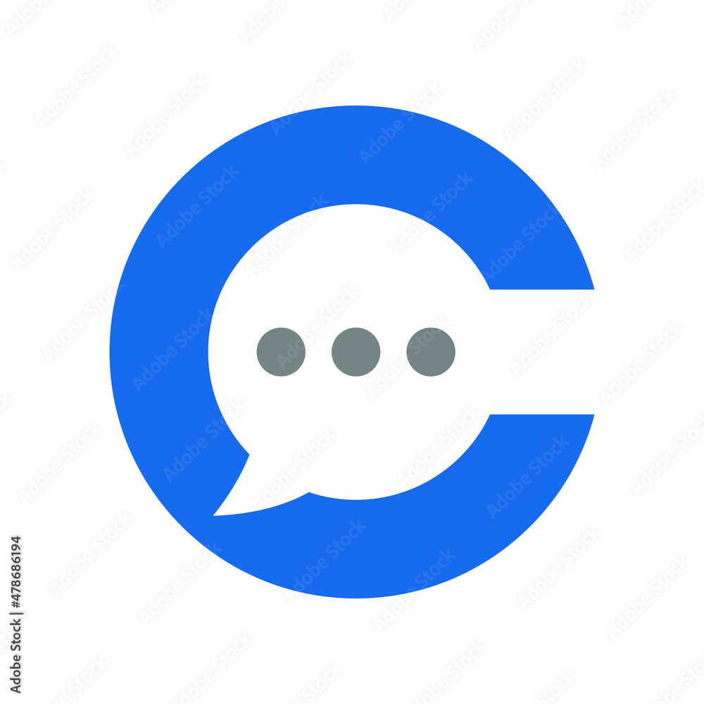 C Chat Logo can be used for company, icon, etc C Chat Logo can be used for company, icon, etc