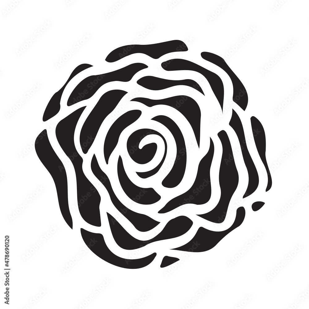 Rose vector icon Rose vector icon