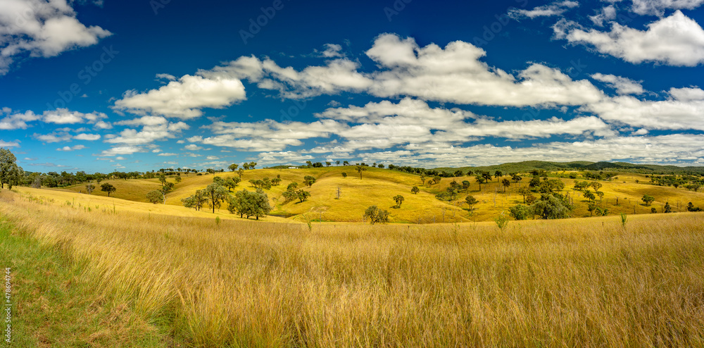 Picturesque landscape in rural Queensland, Australia