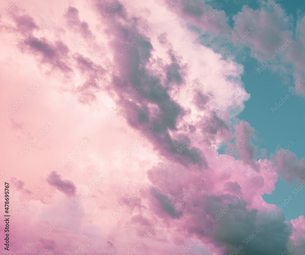 pink clouds, sky background pink clouds, sky background