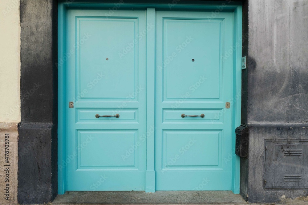 Blue doors