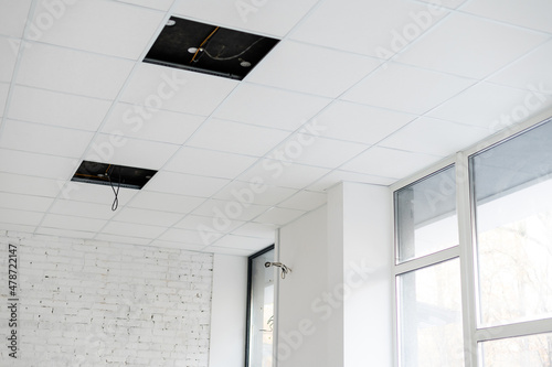 Suspended Armstrong ceiling, Armstrong Ceiling Tiles Calgary Mineral Fiber Suspended Ceiling. photo