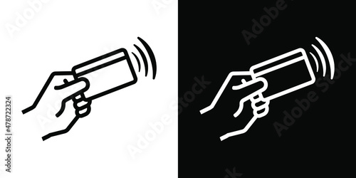 credit card icon on white background	