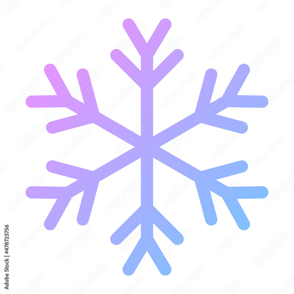 snowflake gradient icon snowflake gradient icon