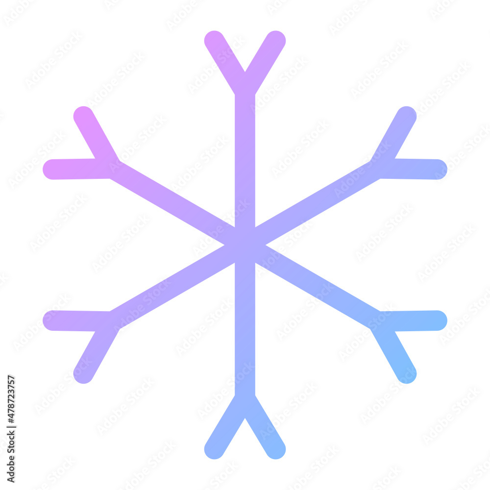 snowflake gradient icon snowflake gradient icon