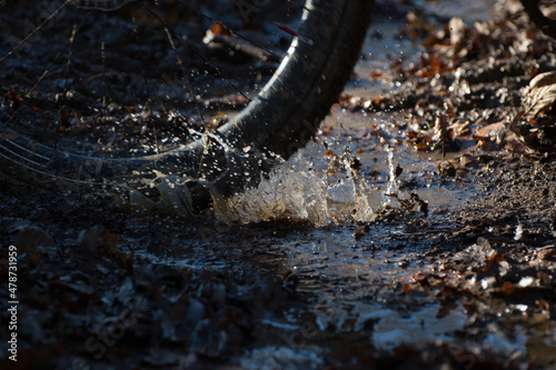 Fotografi cyclocross race full of mud, passion, power and will