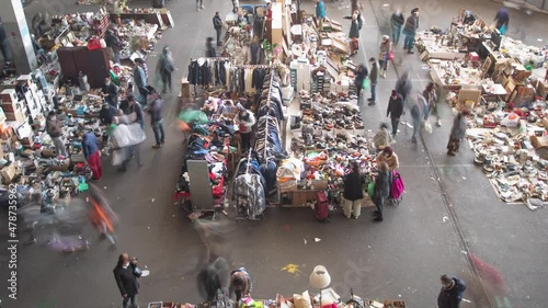 barcelona encants market timelpase looping photo