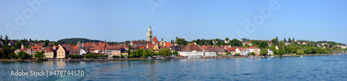 Überlingen am Bodensee, Blick zur Stadt, Panorama