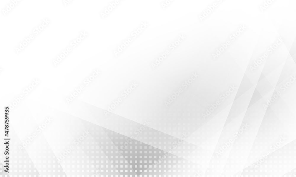 © BK_graphic - Abstract white and gray color, modern design background with geometric shape. Vector illustration.