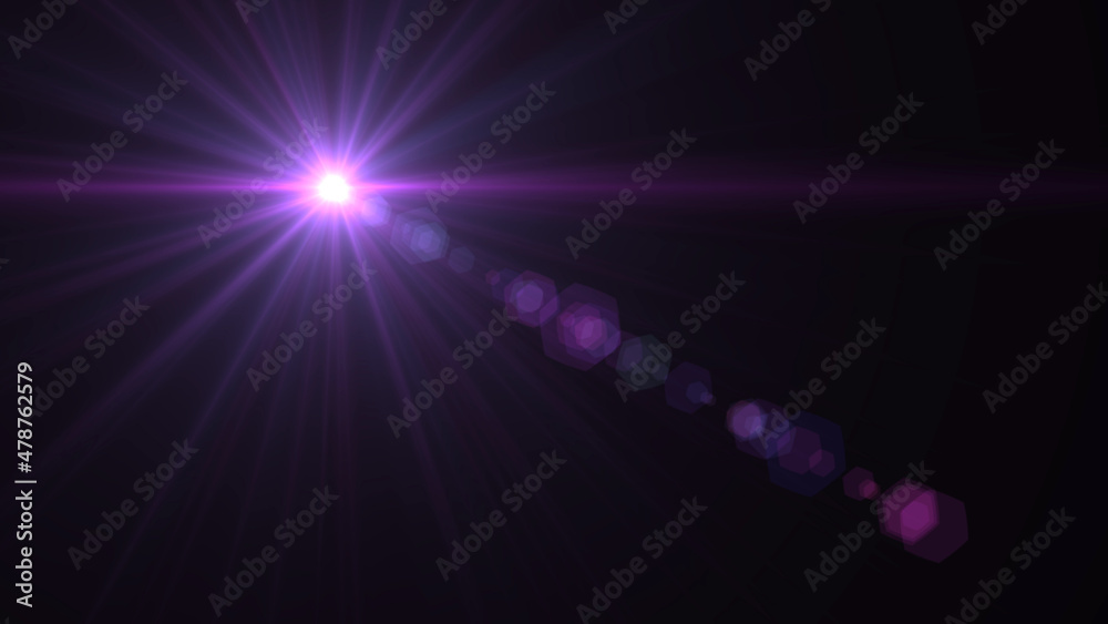 bright purple star with rays and highlights