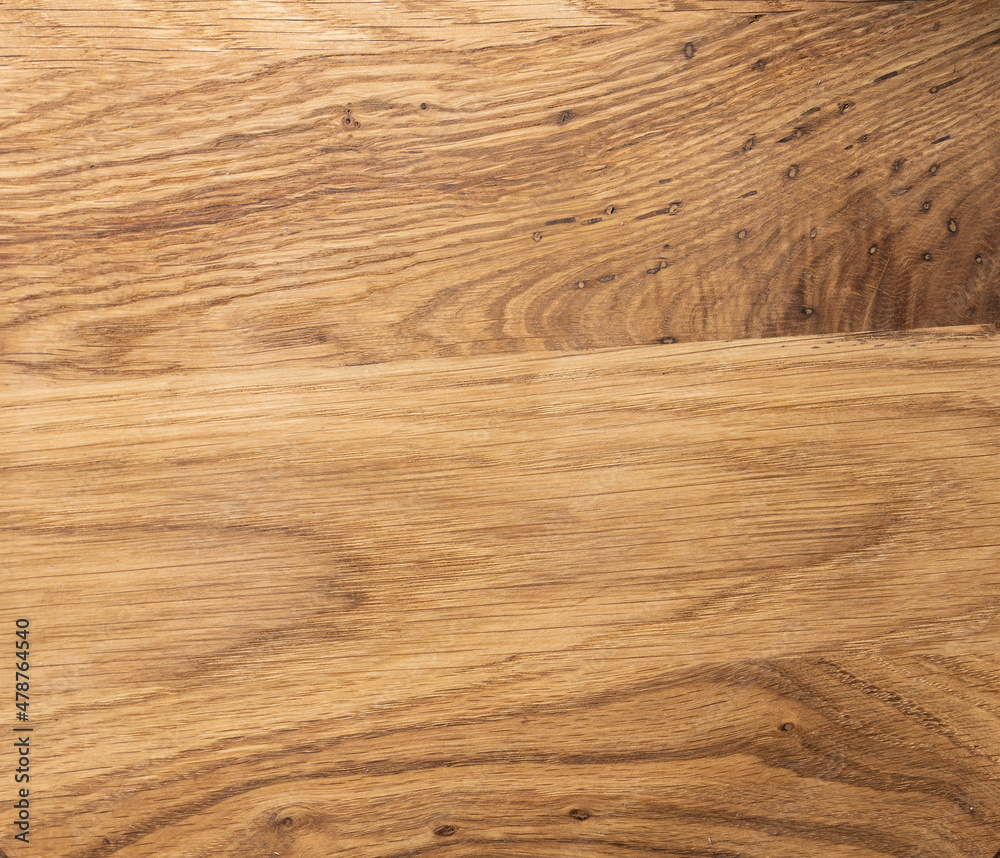 Fototapeta premium brown oak wood texture, full frame. Untreated wood