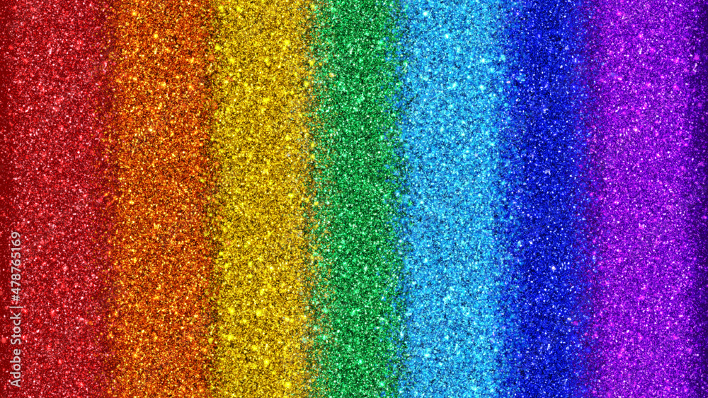 Rainbow background with shiny particles Stock Illustration | Adobe Stock