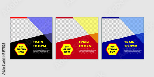 Fitness and Gym Facebook Ads Banner