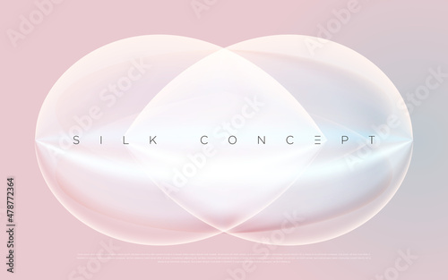 Pink and rose colored premium fashionable abstract background with shiny lines, stripes, circles and random geometric shapes. Modern elegant for poster, banner, wallpaper and exclusive design concepts