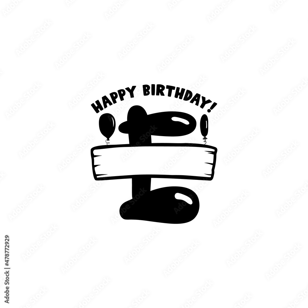 Initial Birthday E Letter. Happy birthday monogram design with balloons. Alphabet E template. Stock Initial Birthday E Letter. Happy birthday monogram design with balloons. Alphabet E template. Stock