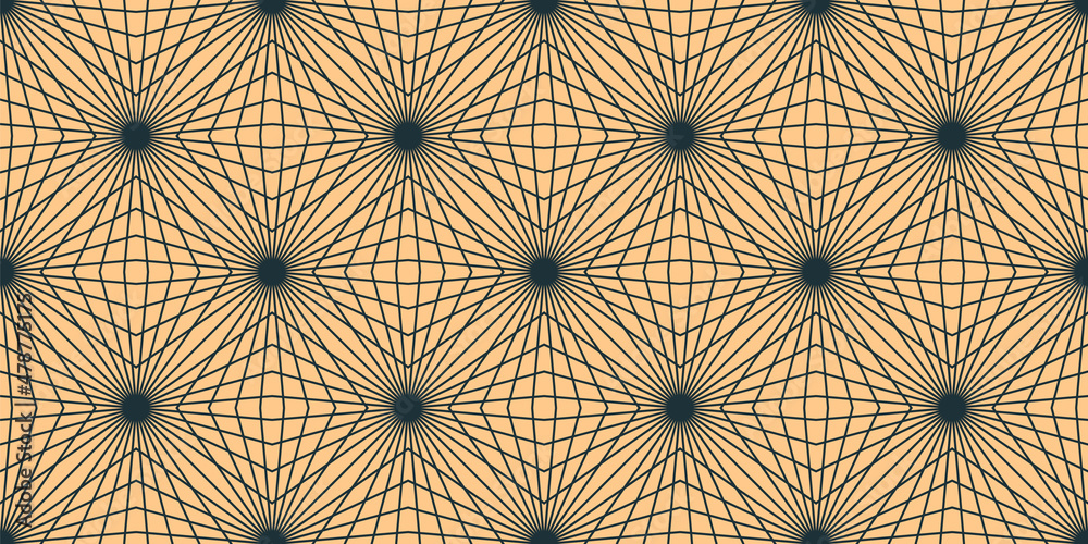 Geometric seamless pattern repeating abstract background. Vector