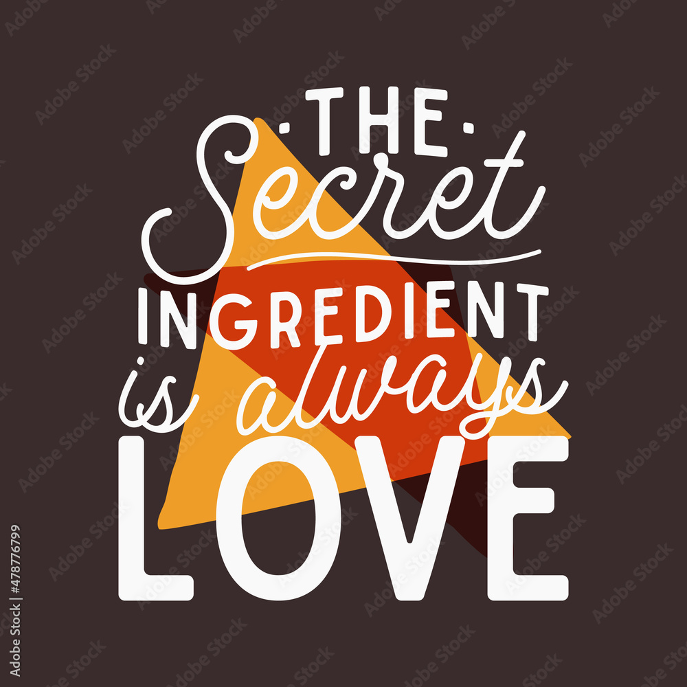 Obraz premium Love concept inspirational quote design