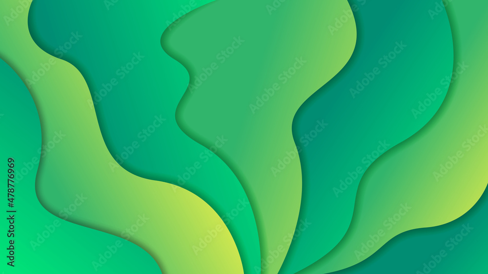 gradient wave layer green Colorful abstract design background gradient wave layer green Colorful abstract design background
