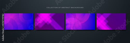 transparant gradient blue purple Colorful abstract design background © SyahCreation