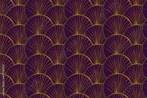 pattern fan violet background