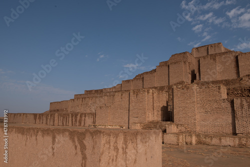 The ziggurat Choga Zanbil in Iran
