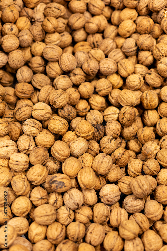 background closeup with walnuts background closeup with walnuts