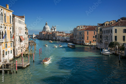 View to Grand Canal in Venice, Italy