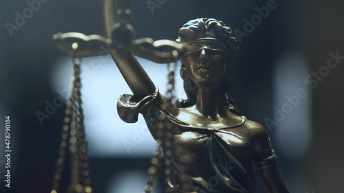 The Statue of Justice - lady justice, Justitia the Roman goddess of Justice