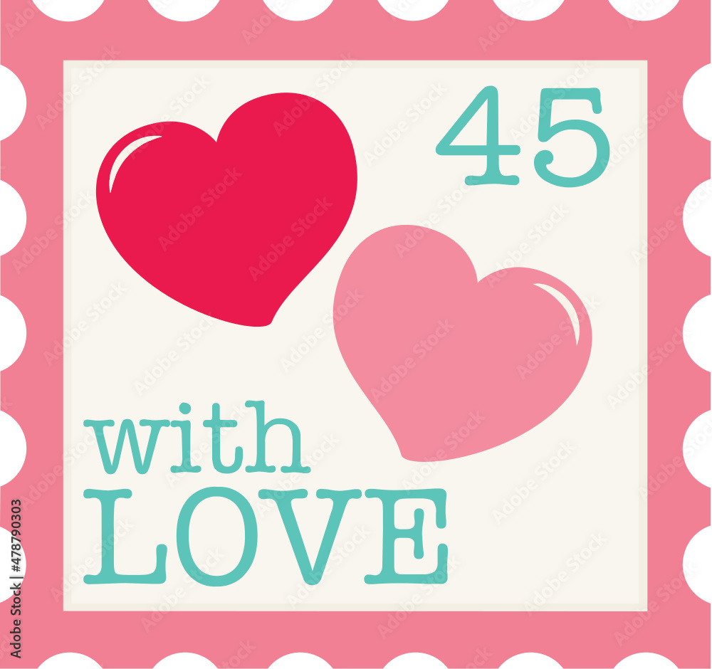 Valentine Stamp Love