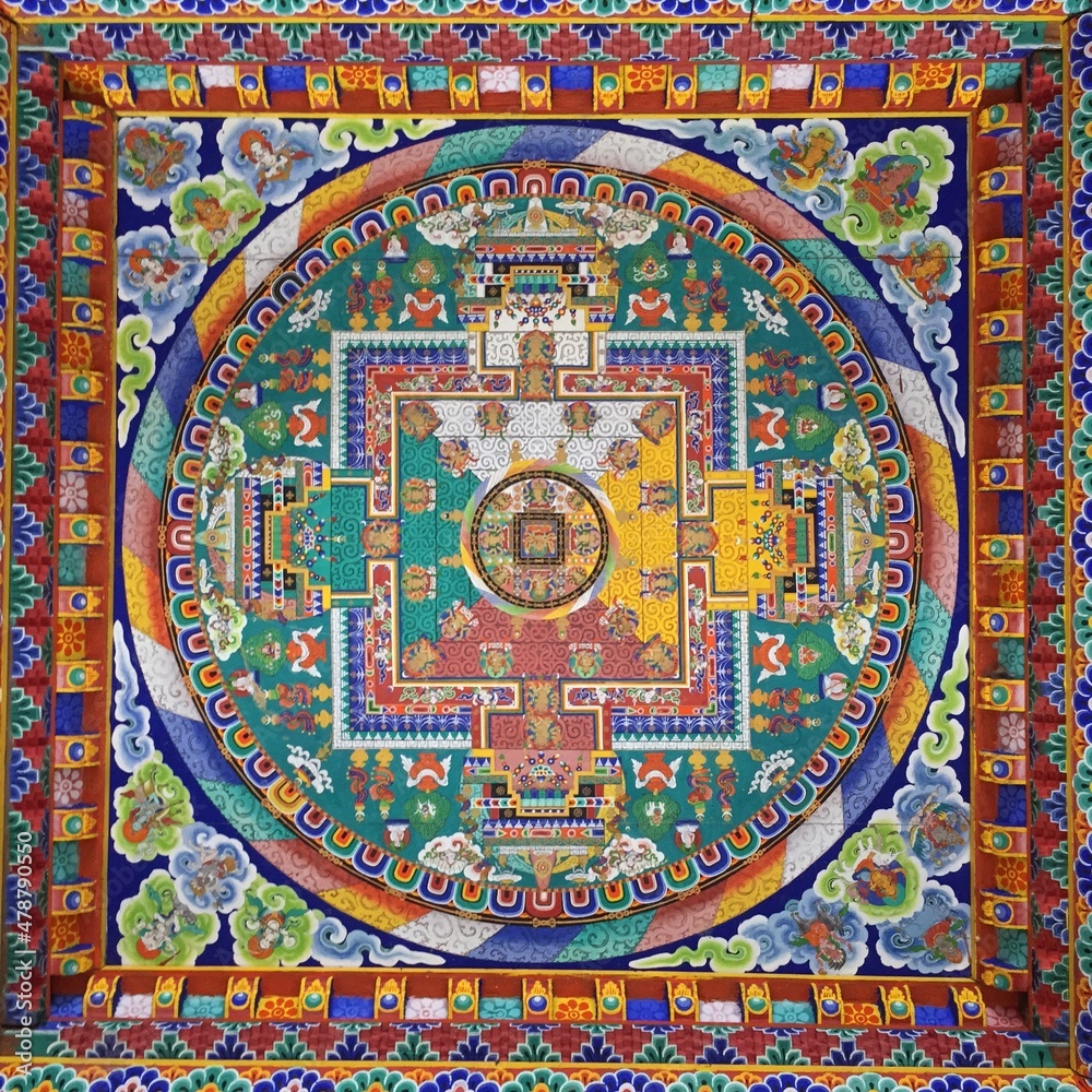 Tibetian Thangka Chakra Painting 